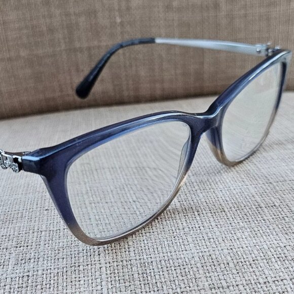 Coach Women Eyeglasses Frame Denim Taupe Glitter Gradient 54[]15 135 Glasses - Picture 1 of 12